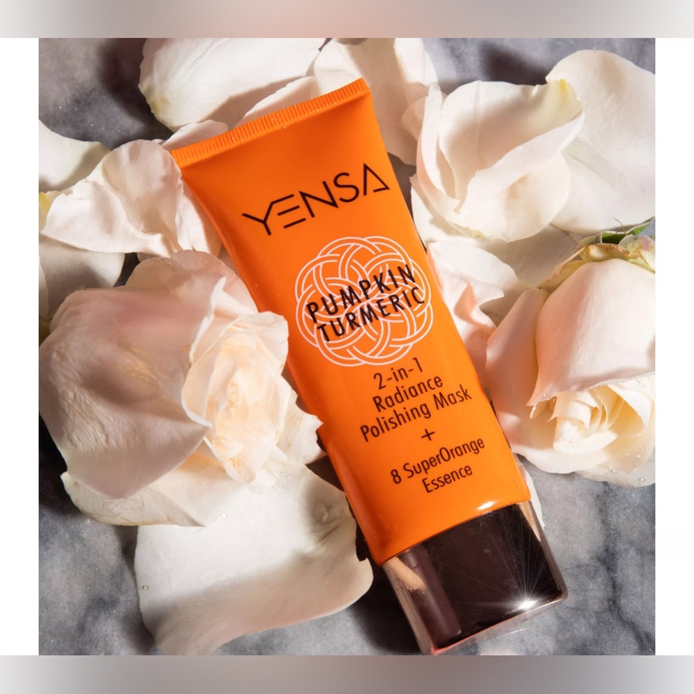 YENSA | PUMPKIN TURMERIC 2-IN-1 RADIANCE POLISHING MASK